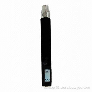 Wholesale e-cigarette battery for Ego, Evod, 650mAh, 550 times recharges, 3.7-4.2V